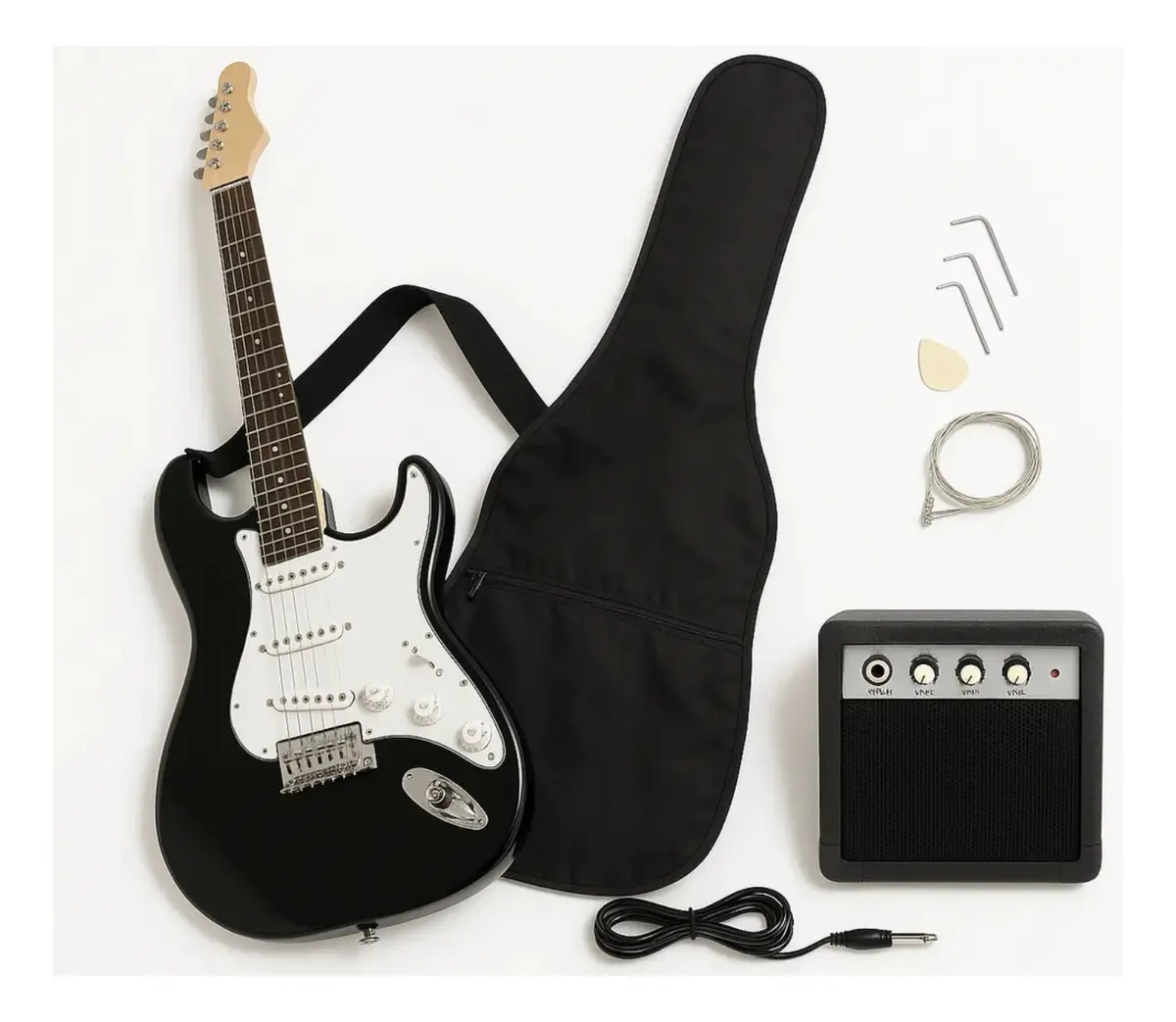 Guitarra Eléctrica Amplificador Y Acceso